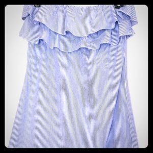Southern Frock Seersucker (ruffle)